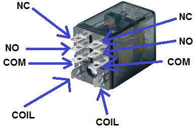 Relæer - Elektronikkursus 240 volt light relay wiring diagram 