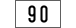 Geschwindigkeitstafel 90km/h